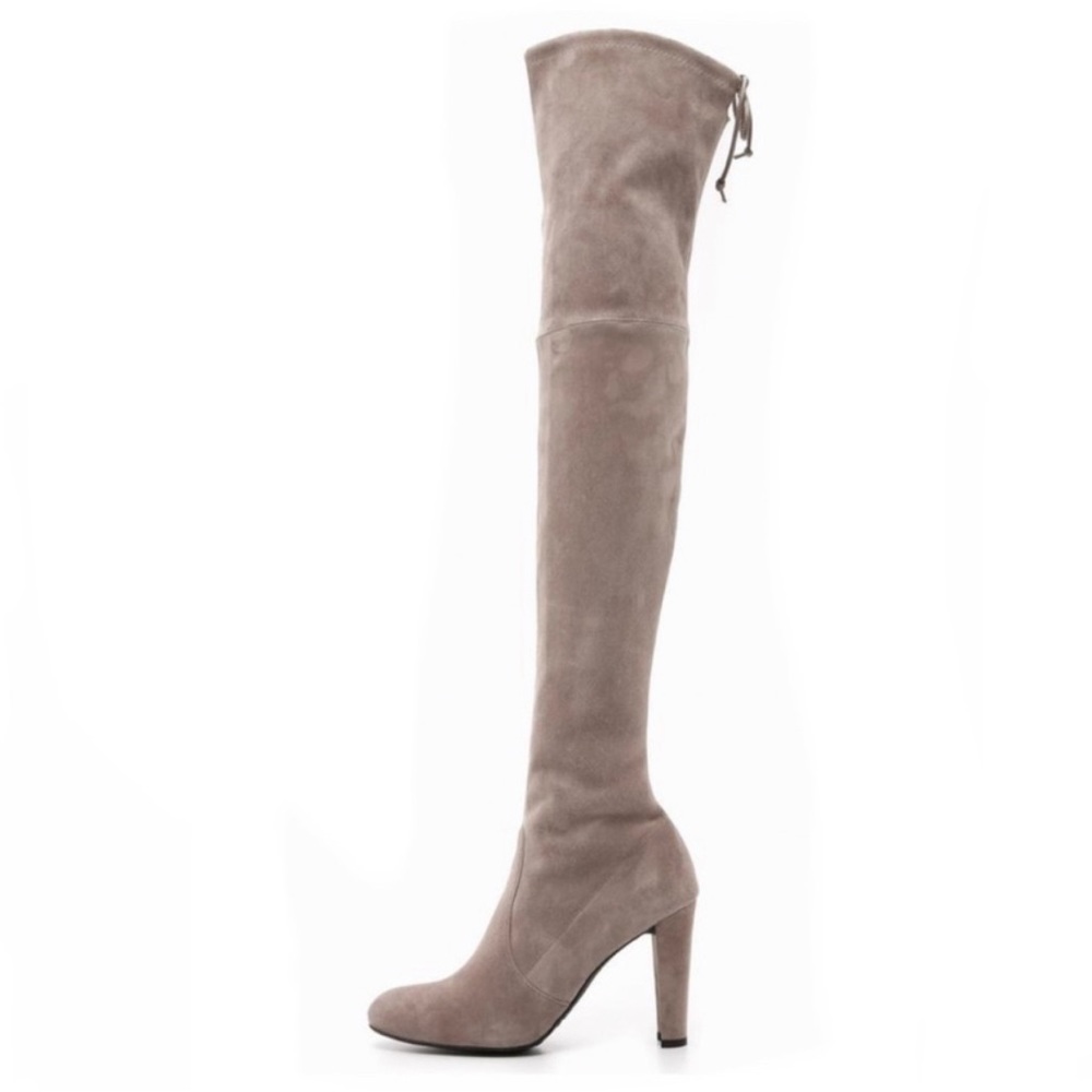 Stuart Weitzman
Highland Stretch-Suede Over-the-Knee Boot, Topos size 36